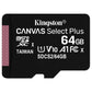 Cartão microsd Kingston modelo Canvas Select Plus de 64gb 16g 32gb 128gb 256gb