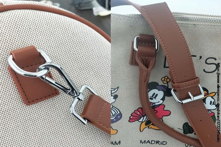 Bolsa de ombro temática Mickey: uma jornada pelo mundo