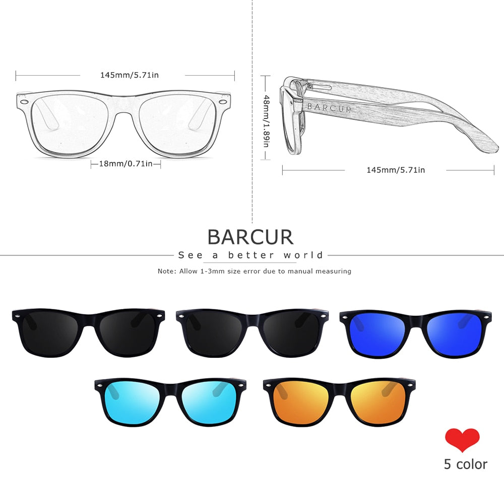 Barcur polarized sunglasses