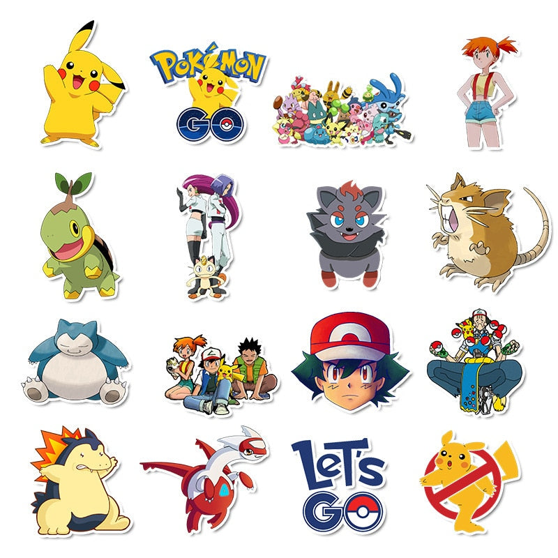 Pokémon stickers