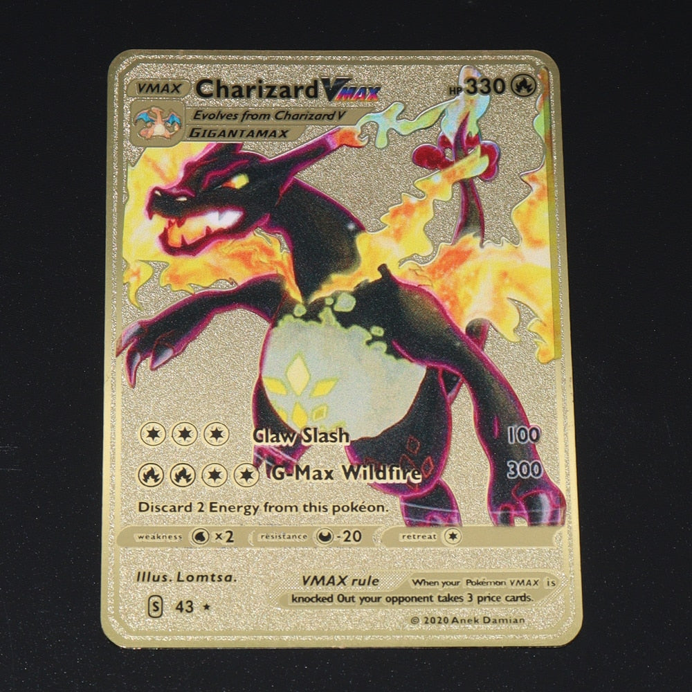 CARTA CHARIZARD DE METAL! ZACIAN SHINY e PIKACHU GIGANTE