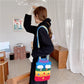 rainbow shoulder bag