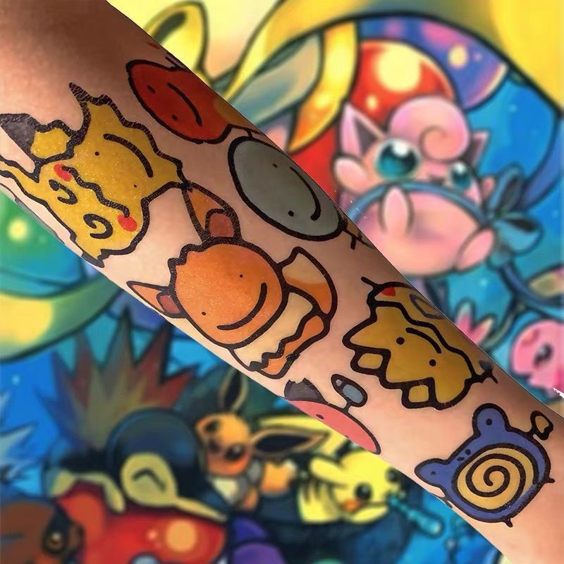 Tatuagem de Pokémon temporária