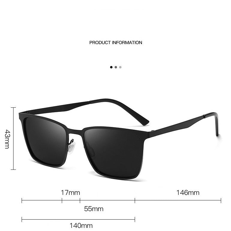 Square Goggle Gafas Sunglasses