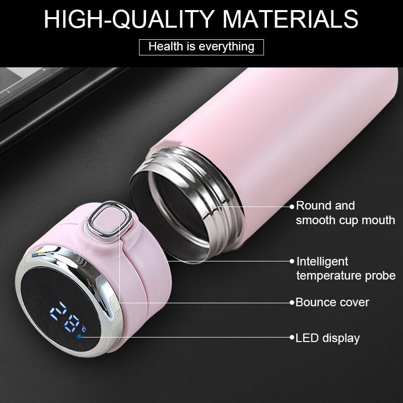 Thermos Bottle with LED Display