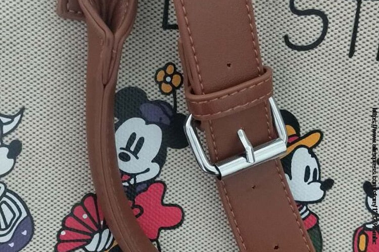 Mickey themed shoulder bag: A journey around the world