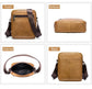Shoulder bag made from genuine leather
