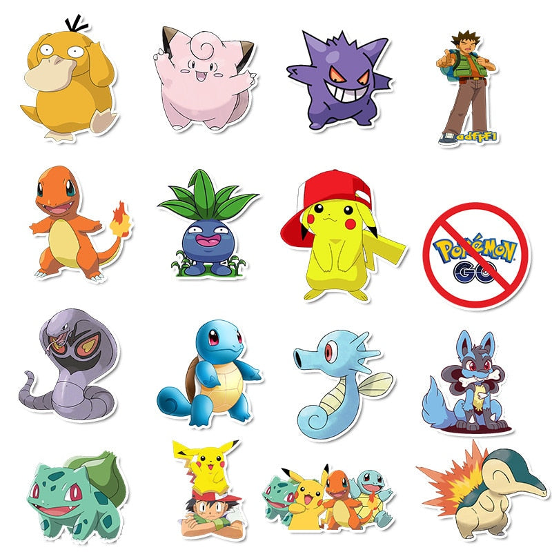 Pokémon stickers