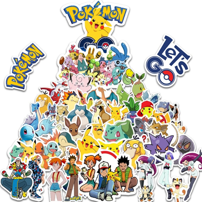 Pokémon stickers