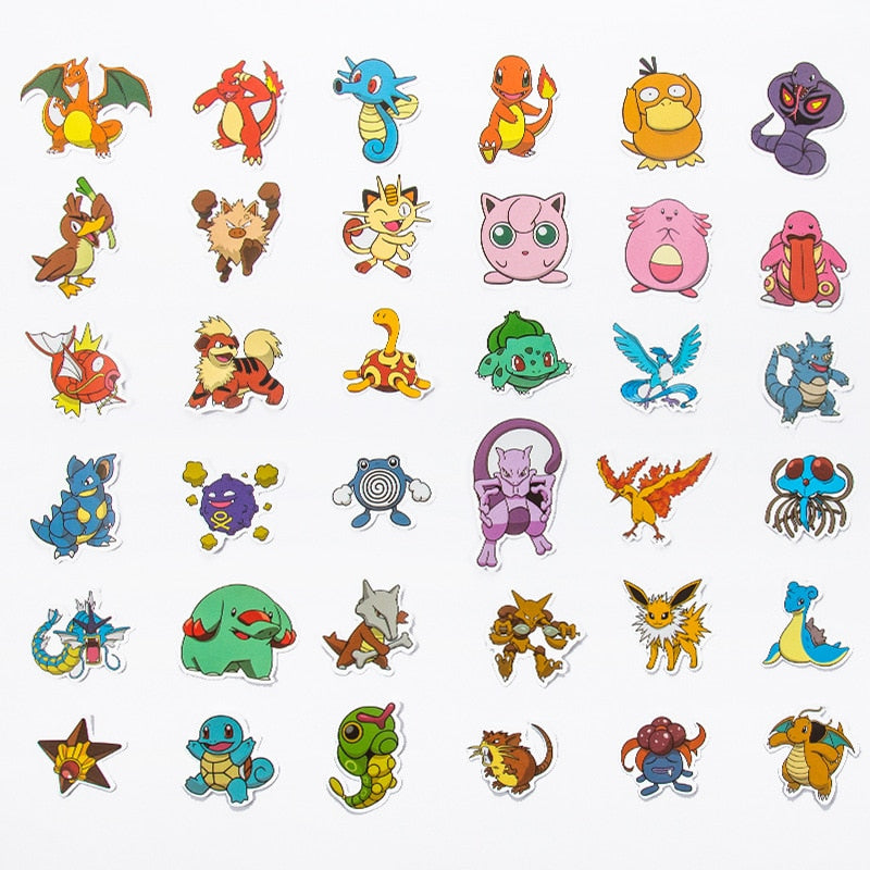 Pokémon stickers