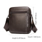 Shoulder bag made from genuine leather