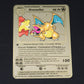 Pokémon Gold Metal Card