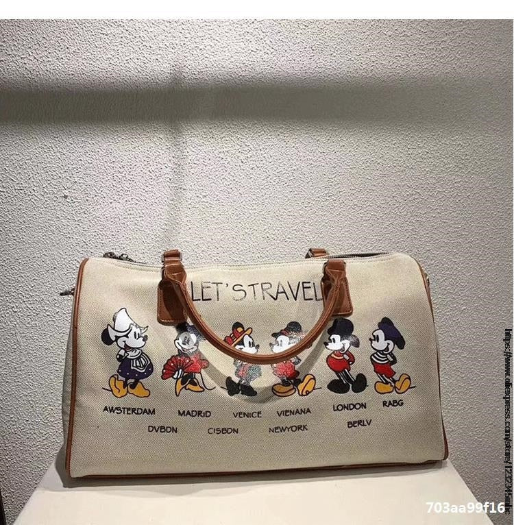 Mickey themed shoulder bag: A journey around the world