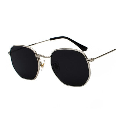 women's hexagonal sunglasses