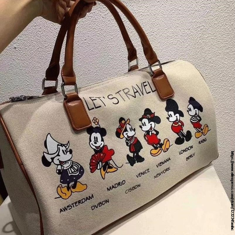 Bolsa de ombro temática Mickey: uma jornada pelo mundo