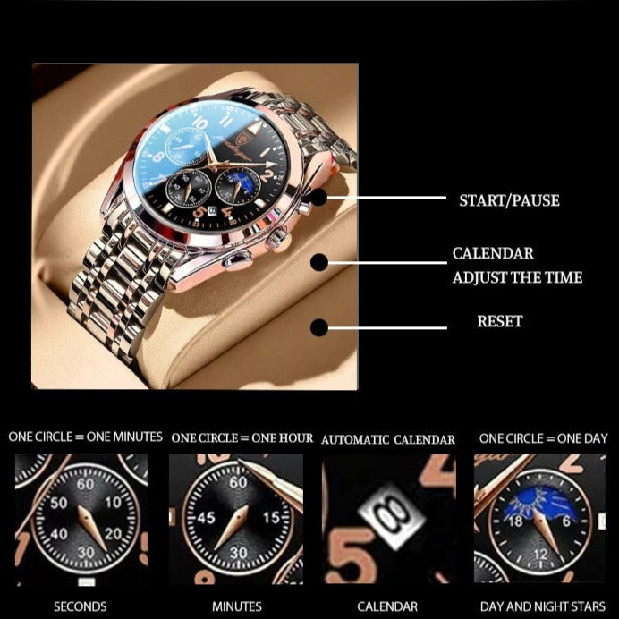 Poegadar casual wristwatch