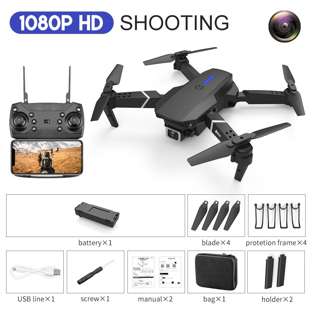 New Professional 4K E88Pro RC Drone with Wide Angle HD Camera