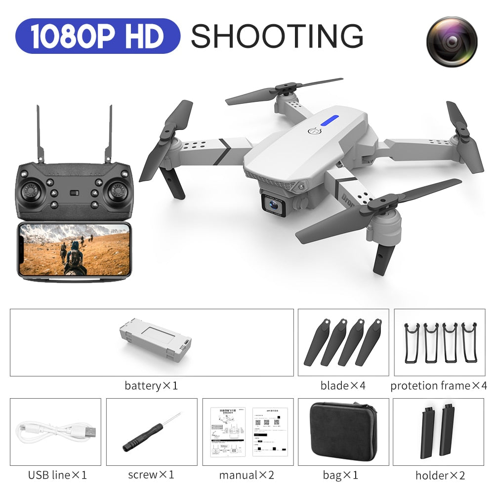 New Professional 4K E88Pro RC Drone with Wide Angle HD Camera