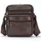 Shoulder bag made from genuine leather