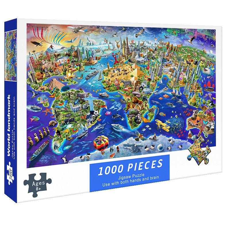 Jogo Quebra Cabeça Mini Toys Gde + Gabarito Kit Com 12 Jogos em