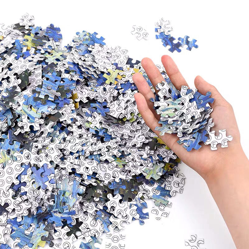 Uma peça quebra-cabeça 1000 peças jogo de quebra-cabeça de papel