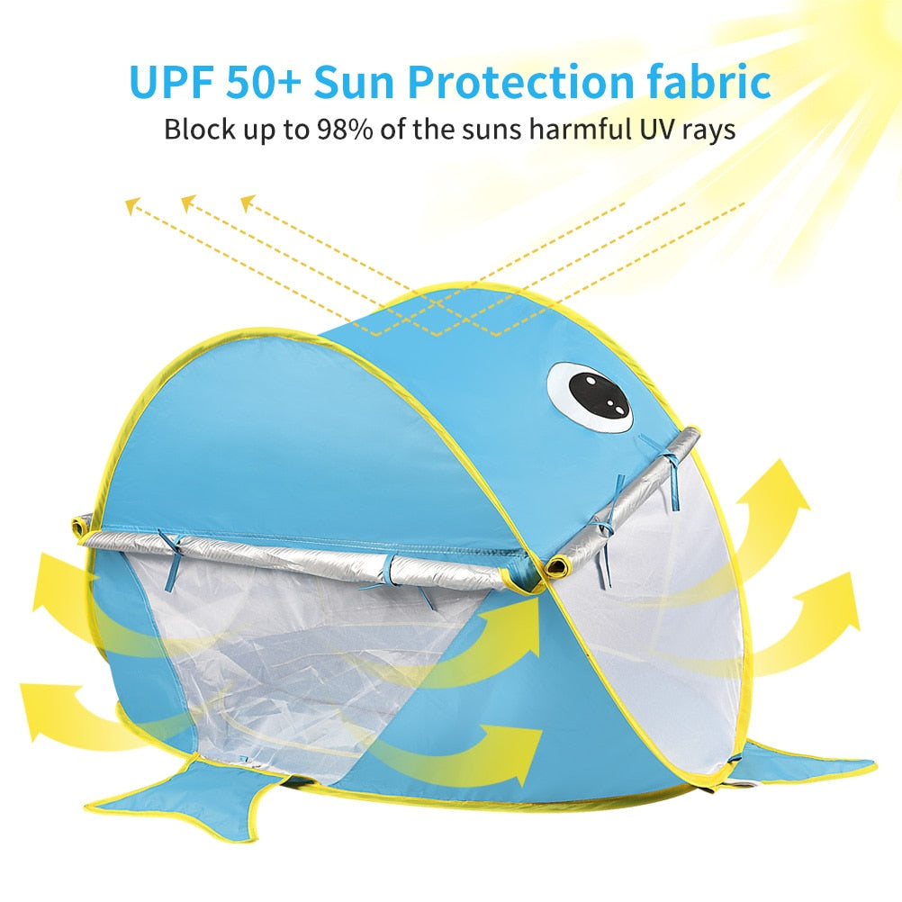 sun protection baby beach tent