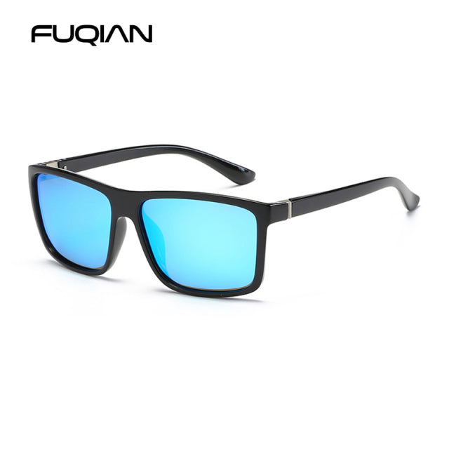 Fuqian Classic Square Polarized Sunglasses