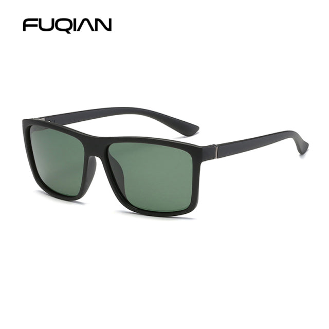 Óculos de sol Fuqian Classic Square Polarizado