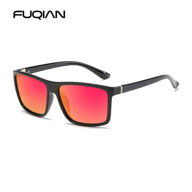 Fuqian Classic Square Polarized Sunglasses