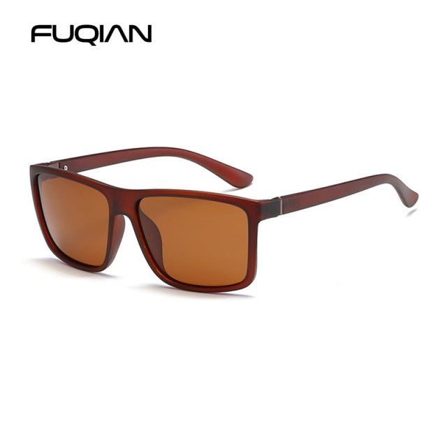 Fuqian Classic Square Polarized Sunglasses