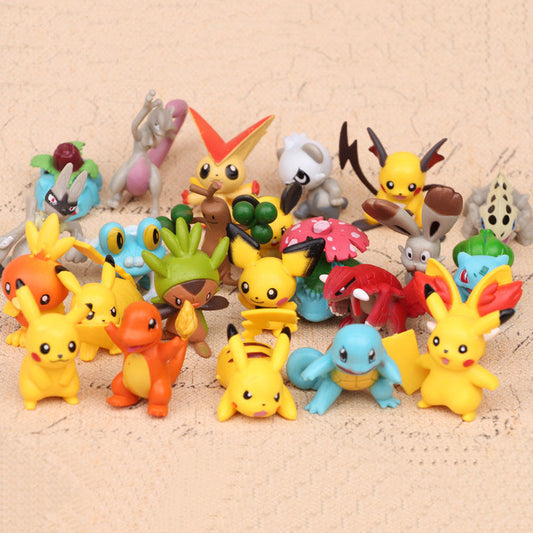 Conjunto de 24 Pokémons sortidos