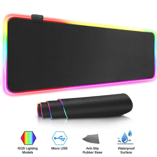 XXL Gamer Mousepad with RGB Lighting